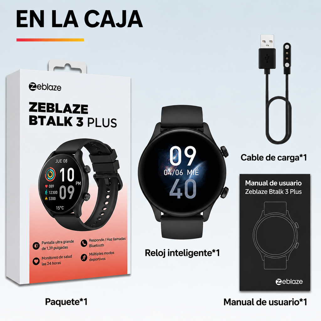 Smartwatch Zeblaze Btalk 3 Plus