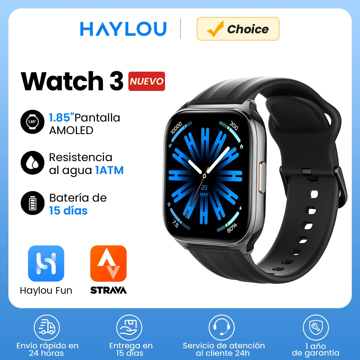 Reloj Inteligente HAYLOU Watch 3