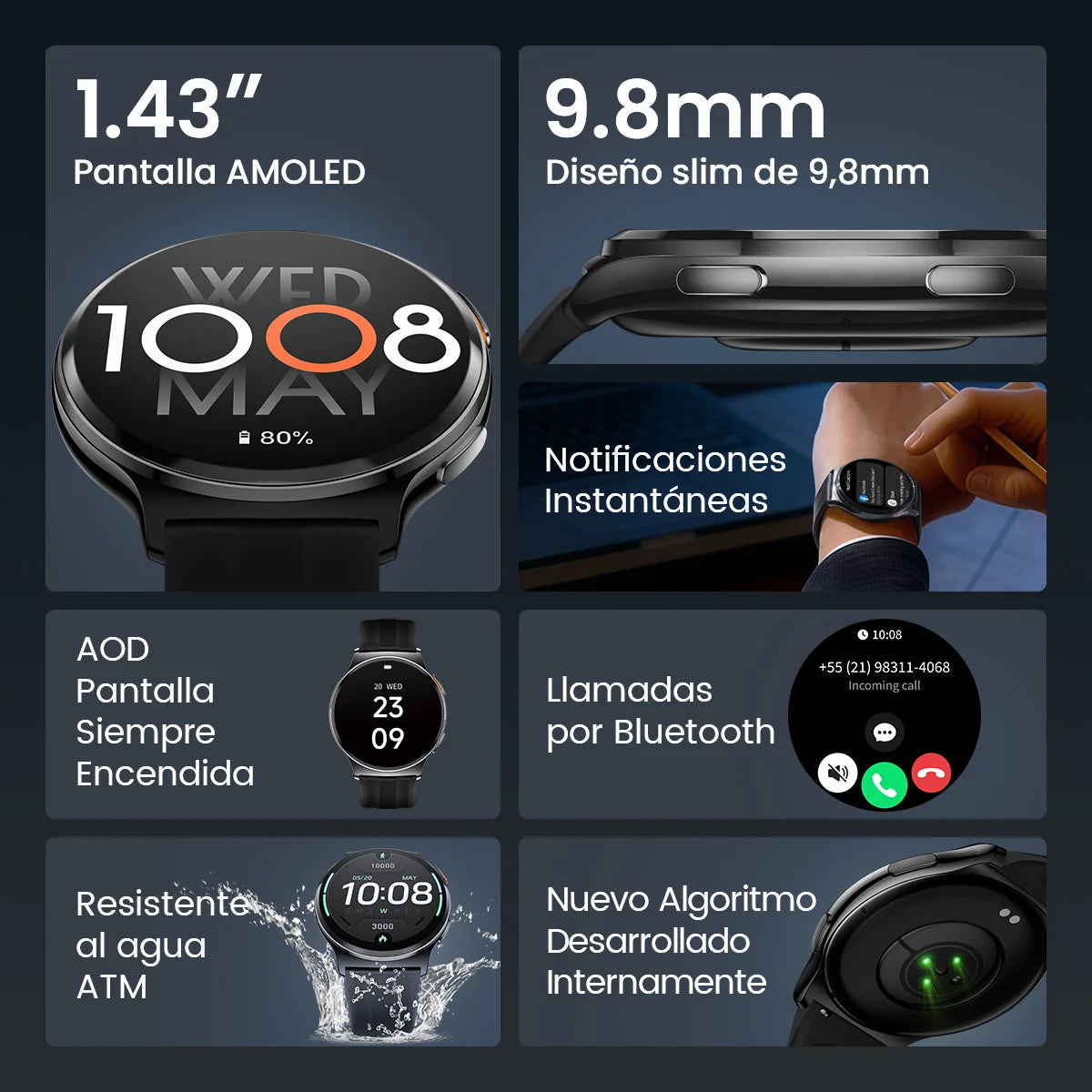 Reloj inteligente HAYLOU Solar Lite 2