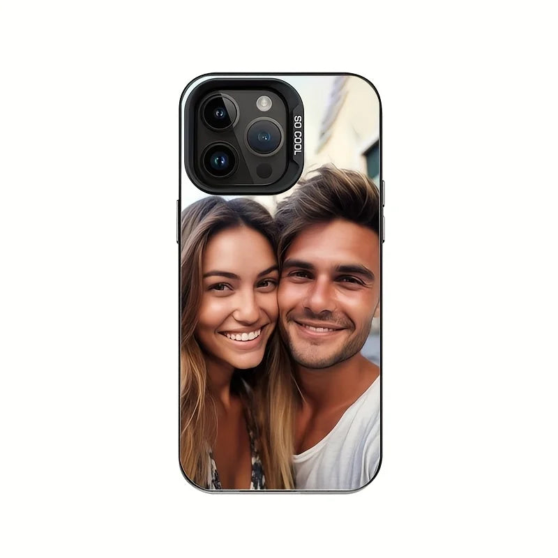 Funda Personalizada en Blanco o Negro con Foto DIY – Carcasa IMD Antigolpes para iPhone